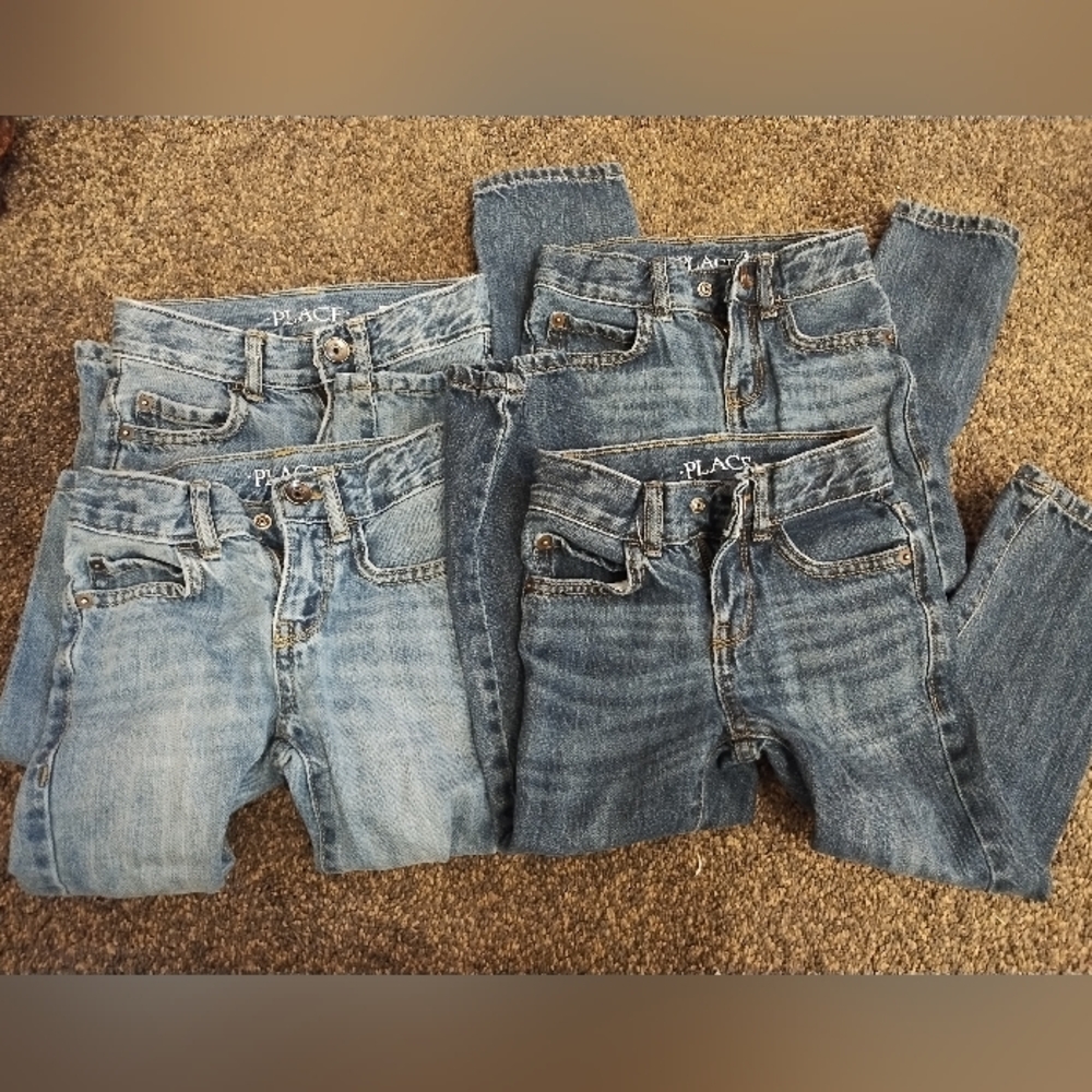 Lot Of 4 Children's Place Blue Jeans Size 4T EUC